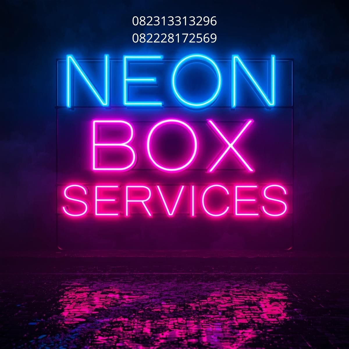 Pembuatan Neon Box