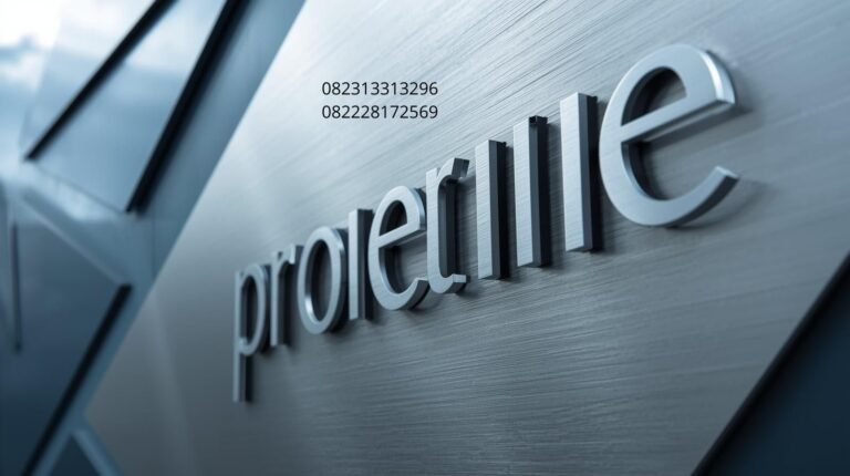 Jasa Signage Modern Indonesia
